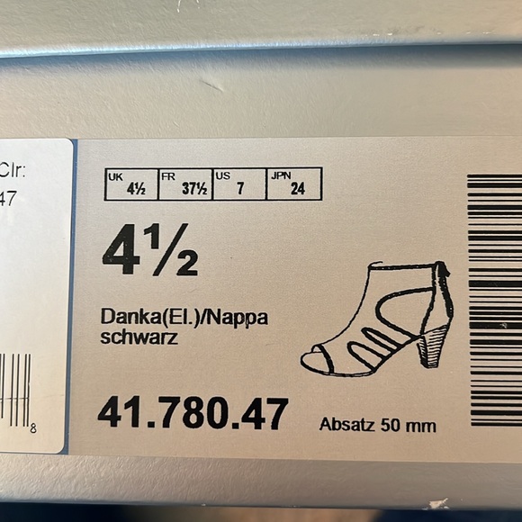 EUC GABOR SANDAL 2" HEELS US SIZE 7 W ORIGINAL BOX - Picture 6 of 6